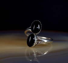 Ring Silber 925 Onyx schwarz