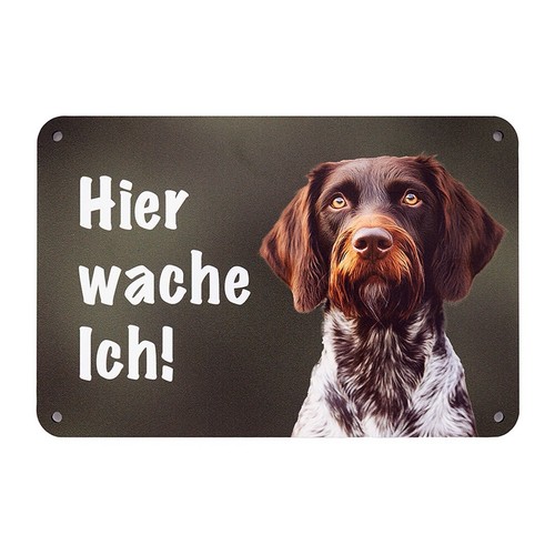 Deutsch drahthaar hundeschild - deutsch,