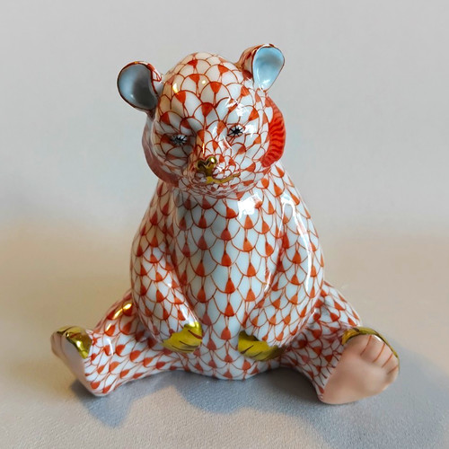 Herend porzellan figur bär - herend,
