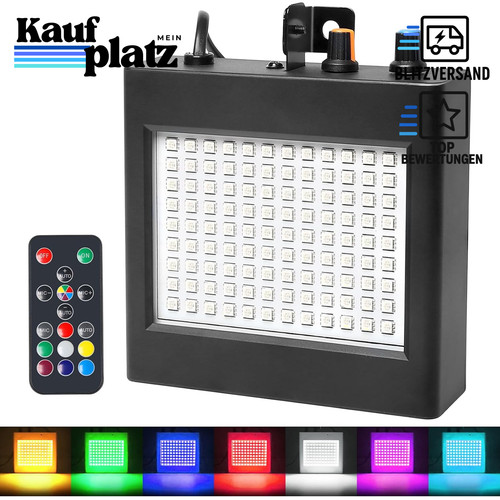 Stroboskop disco licht 108led - licht,