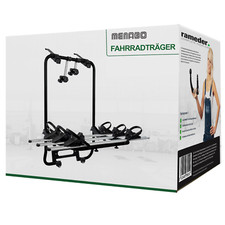 Menabo Fahrradträger Shadow Caddy black für VW Caddy V 20- für 3 Fahrräder 45 kg