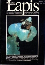 Mineralien Lapis Heft 10 Okt 1989 Fersman Opal Mexiko Euklas Zimbabwe Gastein !!