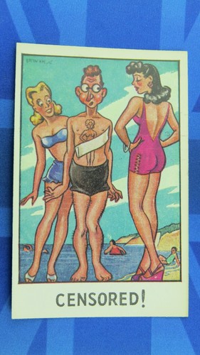 Freche comic postkarte 30er - freche,
