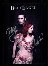 Blut Engel Autogrammkarte Original Signiert # BC 228125