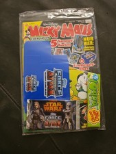 OVP Micky Maus Nr. 34 von 2013 mit einer Star Wars Stickertüte Force Attax 