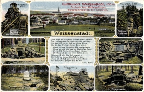 Weißenstadt im - ak,