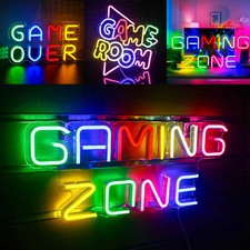 “Gaming zone"Lampe Neon LED