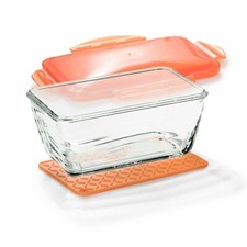 Genius Nicer Dicer Chef S Glasschüssel Set 3tlg backofengeeignet Schüssel Deckel