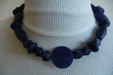 Lapis Lapislazuli kette Blau  Halbedelstein Neu! GESCHENK? 