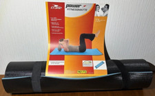 CRANE Fitnessmatte Sportmatte Gymnastikmatte Yogamatte hellblau rutschfest Top