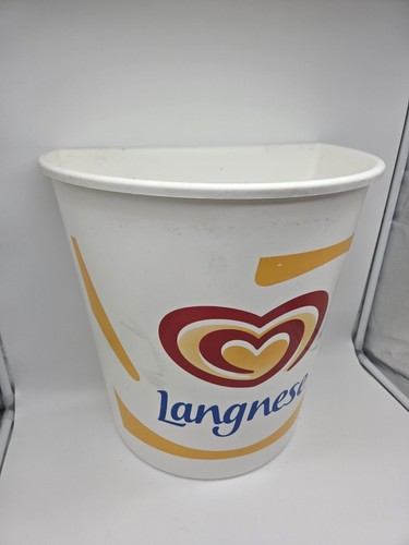 Vintage langnese abfalleimer - vintage,