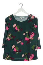 BODEN Langarm-Bluse Damen Bluse Gr. DE 32 grün-pink-blau Casual-Look