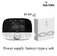 WiFi Smart Thermostat RF433 Tuya App Steuerung für Kombikessel