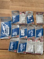 13 Marken Packungen Flachfeststeller Feststeller Gardinen / Blaureg21 -23