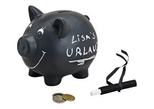 Spardose Schwein aus Ton