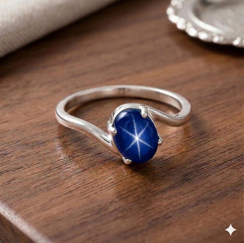 Simulierter blauer stern - simulierter,