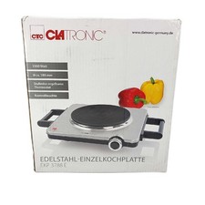 Clatronic Kochplatte Herdplatte Küche Büro 1500W Leistungsstark Einfach Bedienun