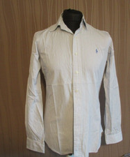 180 1138 POLO RALPH LAUREN Hemd  KW38 Gr. S weiß blau gestreift Button Down