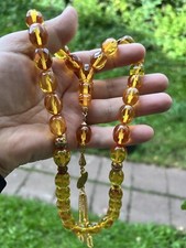 Neu Bakelit Gebetskette Islamische  Tesbih Tespih Prayer Bead Meisterware  