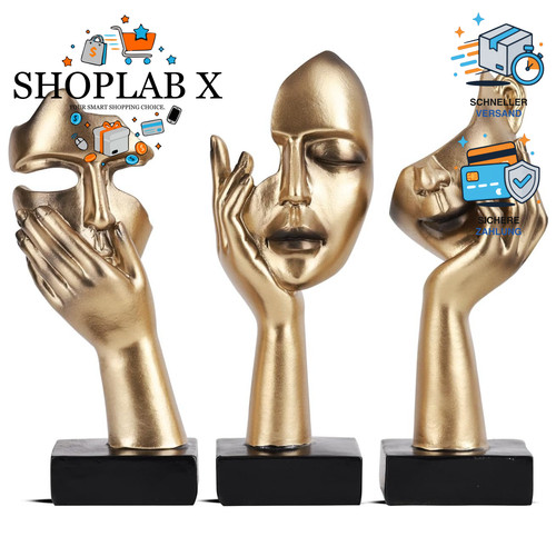 Denker statue stück goldene - denker-statue,