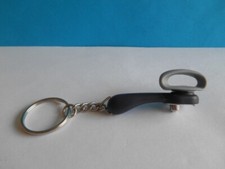 Tupperware Schlüsselanhänger Miniatur Dosenöffner Can Opener grau schwarz NEU