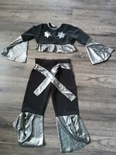 70er Jahre Kostüm Disco Retro Kinder 110 Super Trooper Mama Mia Mädchen Karneval