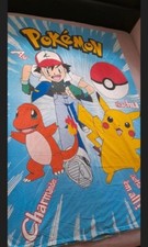 POKEMON Nintendo Bettwäsche Anime 90er vintage Baumwolle 90s bedding Pikachu vtg