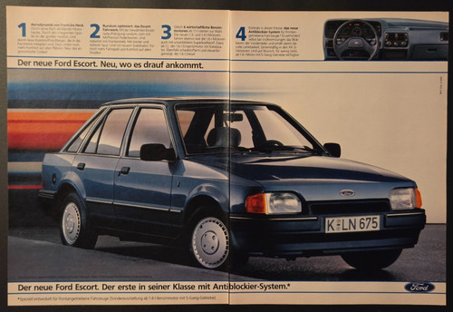 Ford escort werbeanzeige - 10.,