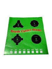 Silverline 633965 3-Zahn-Messer für Motorsense Aufnahmebohrung: Ø 25,4 mm