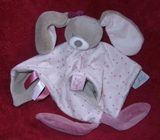Nattou Schmusetuch Hase rosa