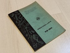 Kramer Ersatzteilliste