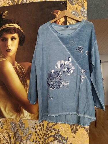 Bluse tunika blau made - made, in
