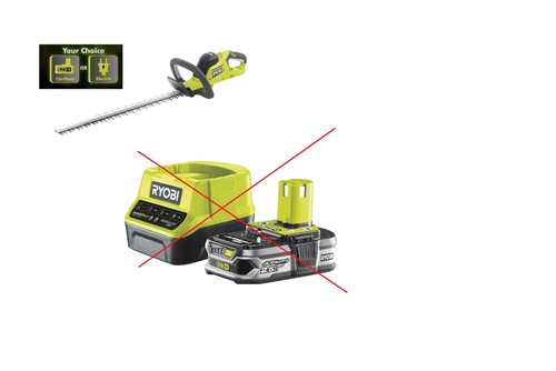 Ryobi hybrid heckenschere rht - ryobi,