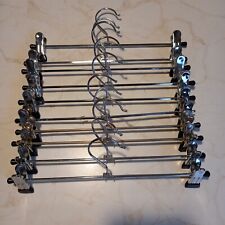 Klammer-Kleiderbügel Metall 14 Stück für Hosen, Röcke, usw. ca 28 cm