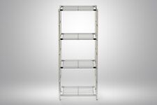 Regal Metall 25 cm tief 117 cm hoch mit 4 Gitterböden BIII verschiedene Breiten