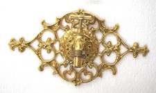 Messing Antik Style Garten Wand Brunnen Wandbrunnen Zierrosette mit Kran WTR3-P