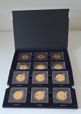 Gold -12 Goldmünzen,Bullion Coins Of The World-999er,1/200oz mit Box und Zertif.