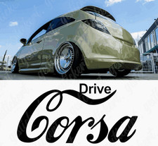 Drive corsa aufkleber - corsa,