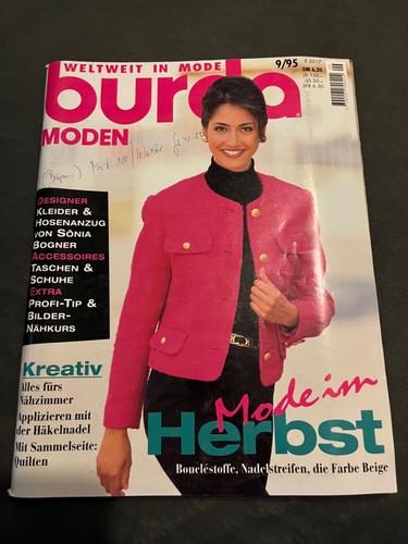Burda moden heft - heft, september