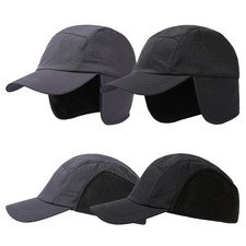 Winter Baseball Cap mit Ohrenklappen Warm Fleece gefüttert Jagdmütze für Herren