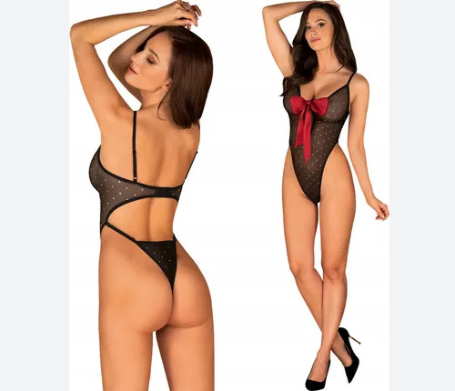 Schwarz netz rot satin - &,