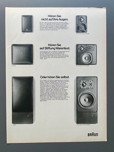 Braun lautsprecher boxen hifi - lautsprecher,