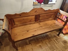 Holzbank massiv rustikal 1,80 x 0,55 x 100 cm Sitzhöhe 0,50 cm