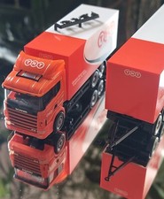 Herpa 255660 Scania 124 HL Gigaliner Koffer-Hängerzug "TNT"
