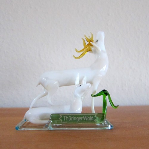 Glasfirgur hirsch mundgeblasen - glasfirgur,