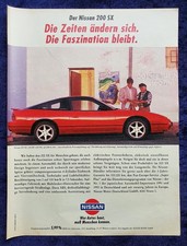 Nissan 200 SX, mit 169 PS,  originale Werbung aus 1993