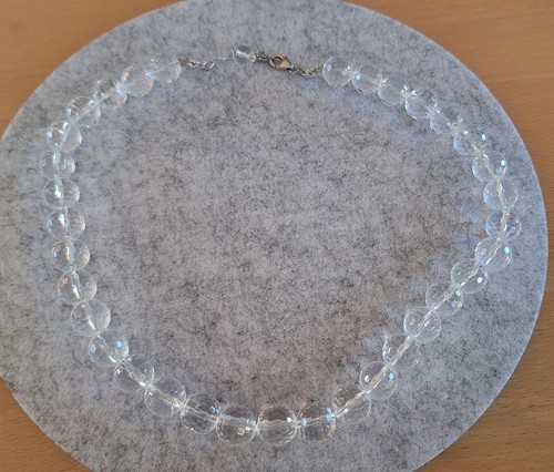 Vintage kette mit facettierten - vintage,