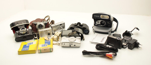 Kameras fotoapparate konvolut - kameras,