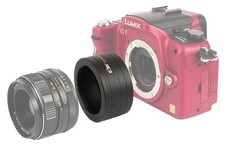 Objektivadapter passt zu M42 Gewinde Objektiv an Micro 4/3 Systemkamera MFT  