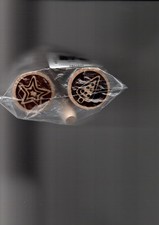 Keks-Stempel, Herz/Baum/Stern, Material: Holz, neu